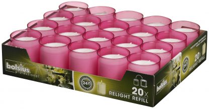 Fuchsia ReLight Refills Tray of 20