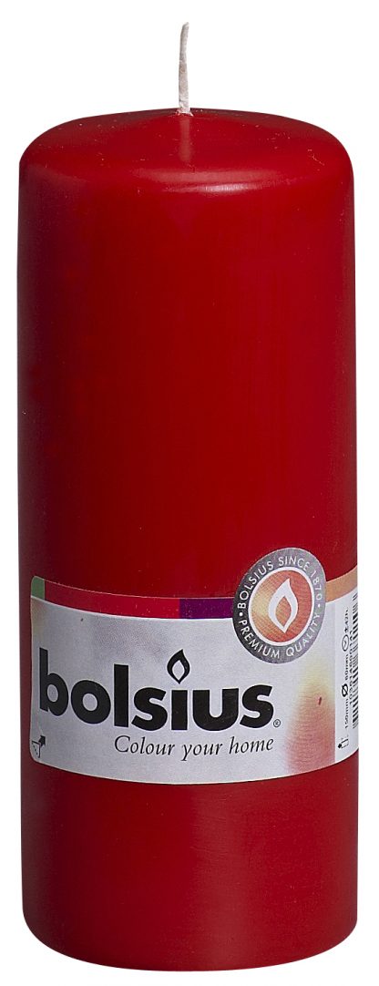 pillar candle red