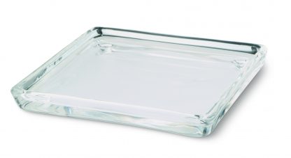 Clear Square Glass plate