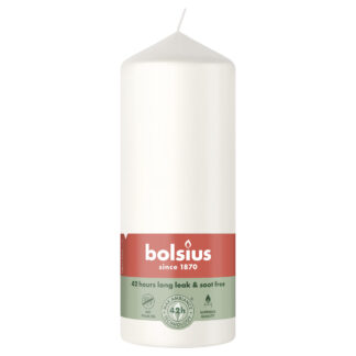 White Pillar Candles - 150mm x 58mm - Case of 6